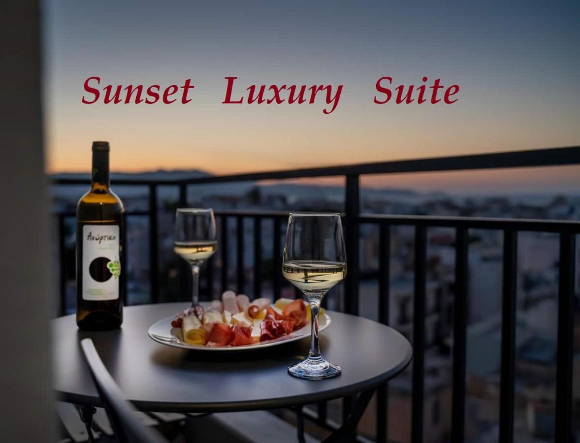 הרקליון Sunset Luxury Suite - Rooftop Apartment In The City Center מראה חיצוני תמונה